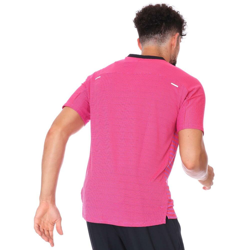 Nike Men's TechKnit Future Fast Vivid Purple Slim Fit Running T Shirt Size 2XL - Picture 3 of 5